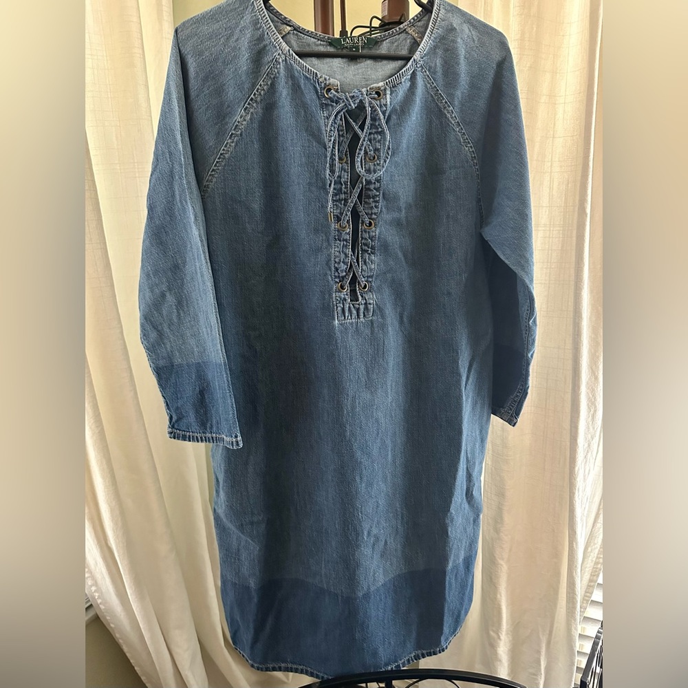 Ralph Lauren Blue Denim Dress